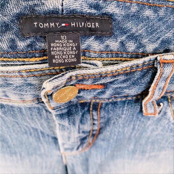 EUC Tommy Hilfiger Bermuda Jean Shorts Sz 10 - Picture 5 of 8